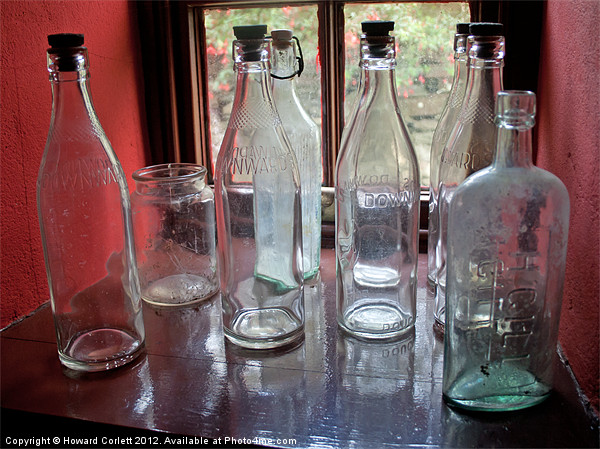 Vintage bottles Picture Board by Howard Corlett