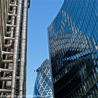 Buy canvas prints of City of London Architecture by Howard Corlett