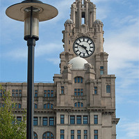Buy canvas prints of Liver Building by Howard Corlett