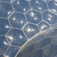 Buy canvas prints of Eden Project Biome by Howard Corlett