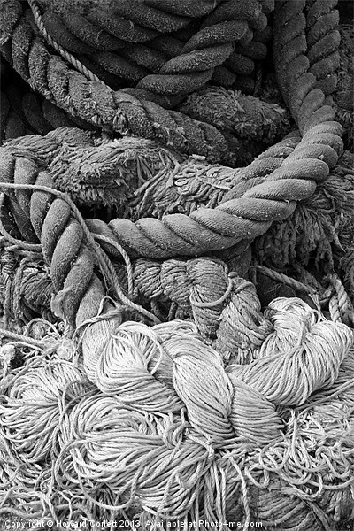 Tangled rope Picture Board by Howard Corlett