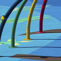 Buy canvas prints of Playground abstract  by Howard Corlett