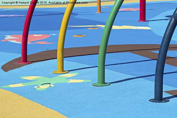 Playground abstract  2 Picture Board by Howard Corlett