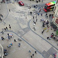 Buy canvas prints of Oxford's Circus by Howard Corlett