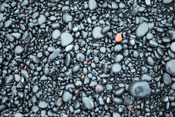 Black beach at Vik in Iceland Picture Board by Howard Corlett