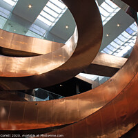 Buy canvas prints of Copper staircase by Howard Corlett