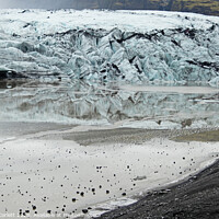 Buy canvas prints of Sólheimajökull glacier  by Howard Corlett