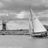 Buy canvas prints of Sailing on Thurne River by Howard Corlett