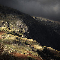 Buy canvas prints of Stormy Fells by Simon Wrigglesworth