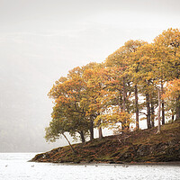 Buy canvas prints of Autumn on Derwentwater by Simon Wrigglesworth