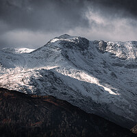 Buy canvas prints of Bow Fell by Simon Wrigglesworth