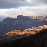 Buy canvas prints of The Langdale Pikes by Simon Wrigglesworth