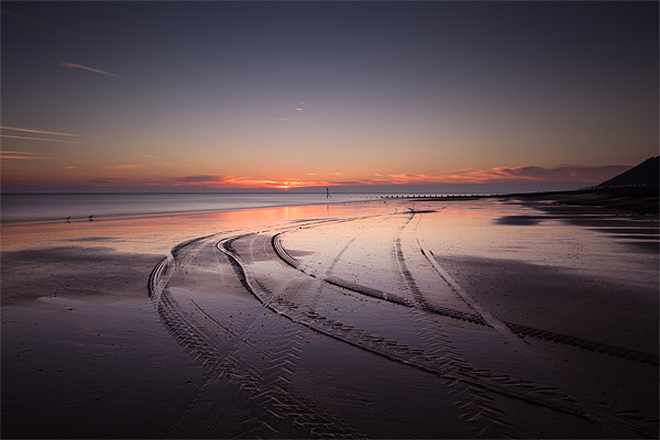 Cromer Sunrise Picture Board by Simon Wrigglesworth