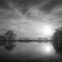 Buy canvas prints of Winter Lake by Simon Wrigglesworth