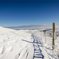 Buy canvas prints of Skiddaw in Winter by Simon Wrigglesworth