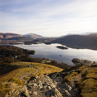 Buy canvas prints of Cat Bells - Lake District by Simon Wrigglesworth