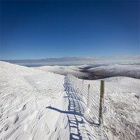 Buy canvas prints of Skiddaw Winter by Simon Wrigglesworth
