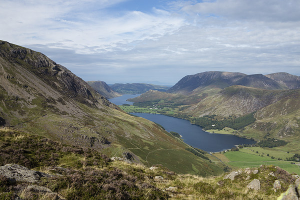 Buttermere from haystacks Picture Board by Simon Wrigglesworth