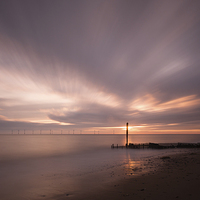 Buy canvas prints of Caister Sunrise by Simon Wrigglesworth