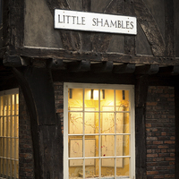 Buy canvas prints of The Little Shambles by Simon Wrigglesworth