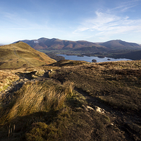 Buy canvas prints of Maiden Moor - Lake District by Simon Wrigglesworth