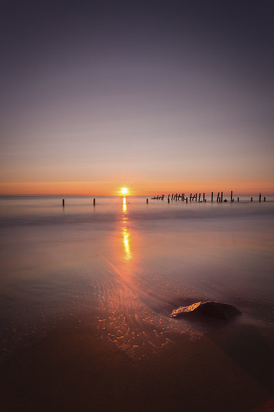Norfolk Coastal Sunrise Picture Board by Simon Wrigglesworth