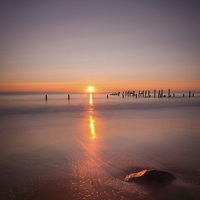 Buy canvas prints of Norfolk Coastal Sunrise by Simon Wrigglesworth