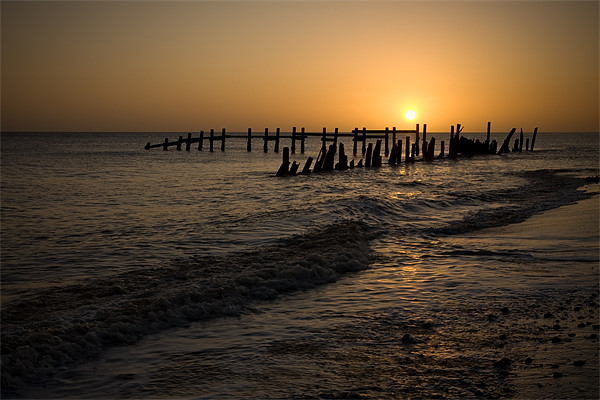 Coastal dawn Picture Board by Simon Wrigglesworth