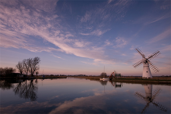 Thurne windmill Picture Board by Simon Wrigglesworth