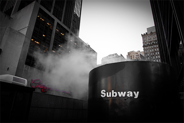 Subway - Century 21 Picture Board by Simon Wrigglesworth