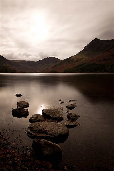 Autumn Light - Buttermere Picture Board by Simon Wrigglesworth