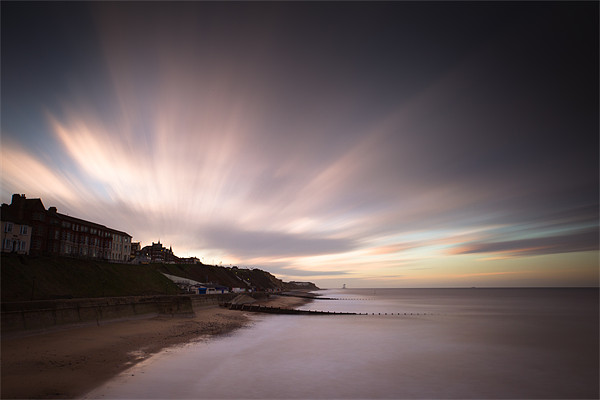 Cromer sunset Picture Board by Simon Wrigglesworth