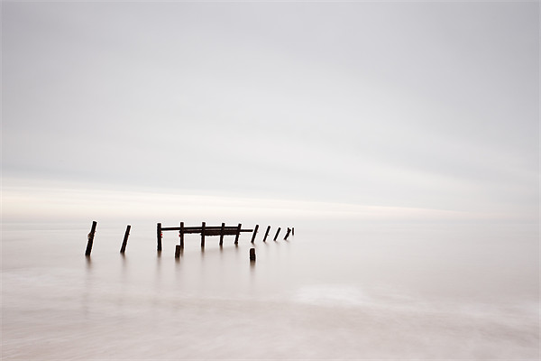 Calm Waters - Happisburgh Picture Board by Simon Wrigglesworth