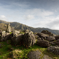 Buy canvas prints of A Rocky Outcrop by Simon Wrigglesworth