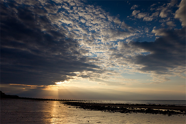 Cloudscape - Cromer Sunset Picture Board by Simon Wrigglesworth