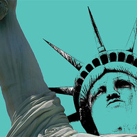 Buy canvas prints of Statue of Liberty by Tony Watson