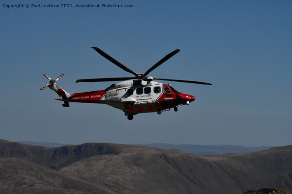 Agusta Westland AW189 G-MCGR  Picture Board by Paul Leviston