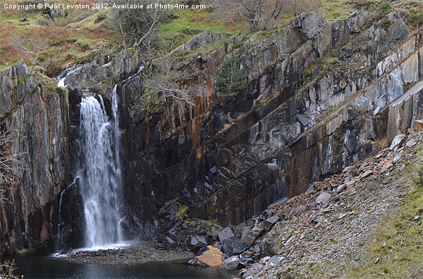  Walna Scar Waterfall Picture Board by Paul Leviston
