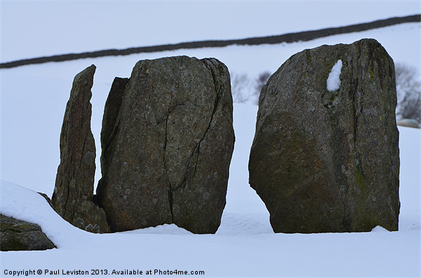  Swinside Stone Circle (Winter) Picture Board by Paul Leviston