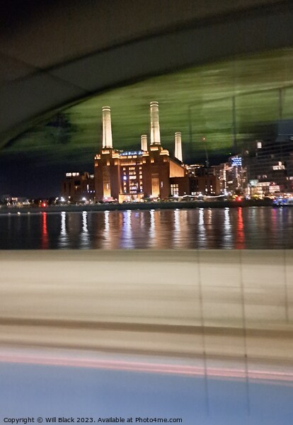 Battersea by night Picture Board by Will Black