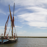 Buy canvas prints of  Barge on the Alde by Will Black