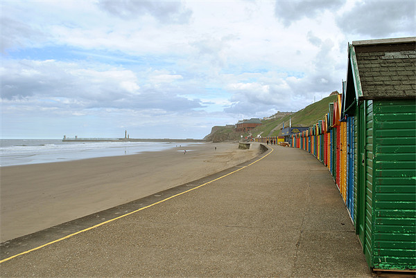 North Beach Promenade, Whitby Picture Board by graham young