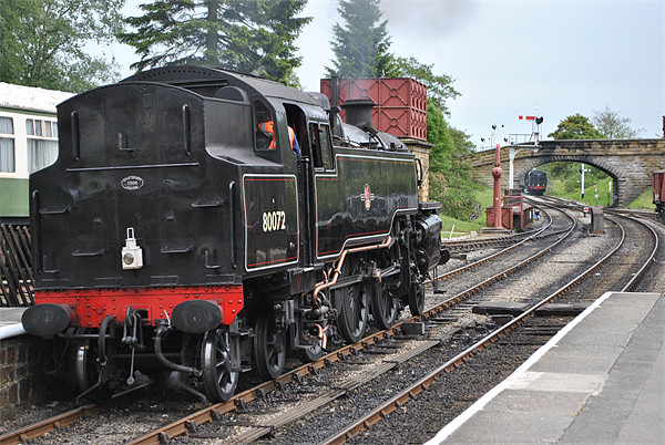 Steam Train at Goathland Picture Board by graham young