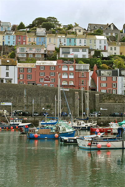 Colourful Brixham Picture Board by graham young