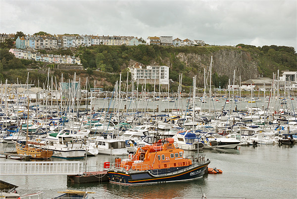 The Torbay Lifeboat at Brixham Picture Board by graham young