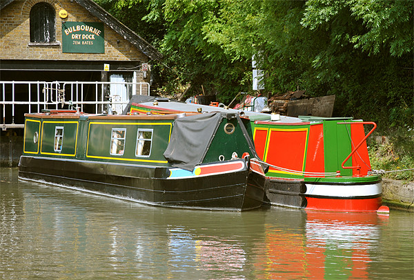 Narrowboats Picture Board by graham young