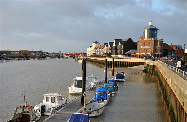 Littlehampton Marina Picture Board by graham young