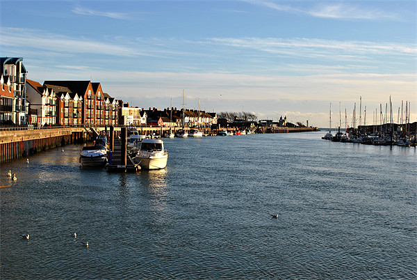Littlehampton Harbour Picture Board by graham young