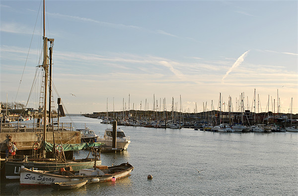 Littlehampton Marina Picture Board by graham young