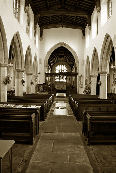 The Parish Church Picture Board by graham young